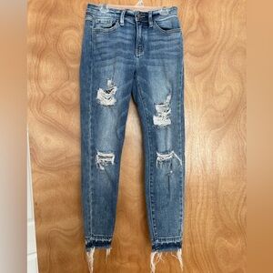 Kancan Distressed Blue Jeans